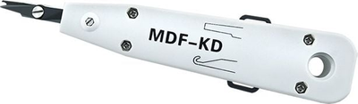 Монтажний інструмент Qoltec MDF-KD для роз'ємів LSA (5901878542768)