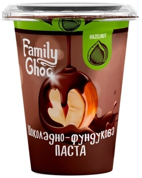 Паста Family Choc із шоколадно-фундуковим смаком 400 г (4820175572098)