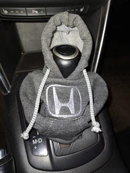 Чехол кофта Худи аксессуар на КПП Car Hoodie Хонда Honda серый