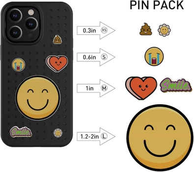 Значки Pinit Emoji Pin для Pinit Case Pack 1 (810124930653)