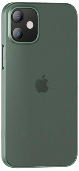 Etui Usams Gentle do Apple iPhone 12 mini Zielony (6958444924540)