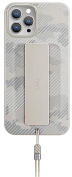 Etui Uniq Heldro Antimicrobial do Apple iPhone 12 Pro Max Beżowy moro (8886463676684)