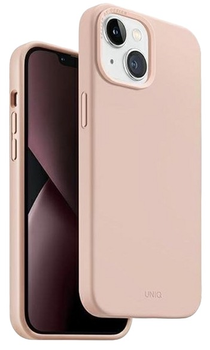 Etui Uniq Lino Hue do Apple iPhone 14 Plus Różowy (8886463681985)