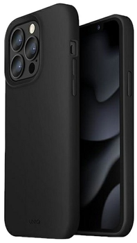 Панель Uniq Lino для Apple iPhone 13 Pro Max Ink black (8886463678121)