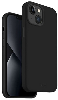 Панель Uniq Lino для Apple iPhone 14 Midnight black (8886463681534)