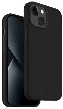 Панель Uniq Lino для Apple iPhone 14 Plus Midnight black (8886463681572)