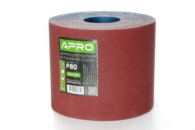 Папір шліфувальний APRO P60 рулон 200мм*50м (тканинна основа)