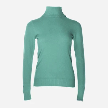 Гольф-водолазка теплая женская Moni&Co 191072 L-XL Зеленая (2200005056059)