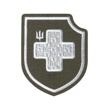 M-Tac нашивка Хрест ЗСУ (вишивка) Ranger Green