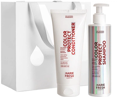 Подарунковий набір Marie Fresh cosmetics Color Protect для фарбованого волосся Шампунь 250 мл + Кондиціонер 200 мл (4820222773430)