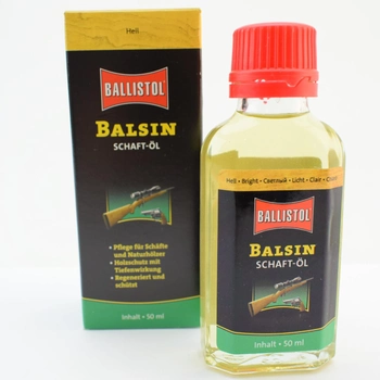 Масло Clever Ballistol Balsin Schaftol 50мл. для догляду за деревом, світле