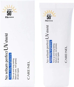 Солнцезащитный крем для лица Care:Nel No Sebum Perfect UV Shield SPF 50 Pa++++ 50 мл (8809479167724)