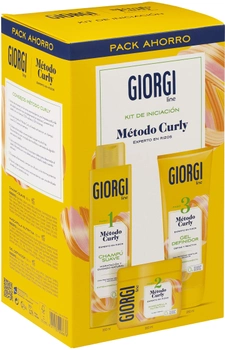 Zestaw do pielęgnacji włosów Giorgi Line Curly Shampoo 350 ml + Maska 350 ml + Styling Gel 250 ml (8411135006676)