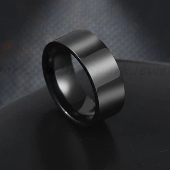 Кільце американка з медичної сталі з емалью RS-064 (23.5 розмір)