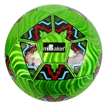 Мяч футбольний №5 детский, зеленый miBalon C44424