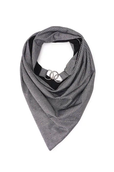 Теплый шарф My Scarf двухсторонний, унисекс с вкраплениями рисунка