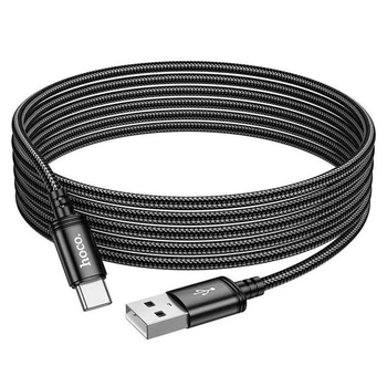Кабель зарядки HOCO X91 (3A) (3M) для Type-C to USB для телефона/смартфона Android Чорний
