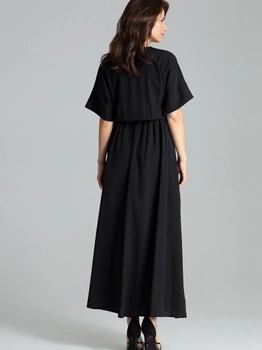 Сукня жіноча Lenitif L055 3XL Чорне (5902194376624)
