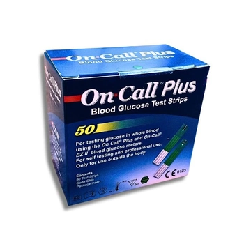 Тест-полоски для глюкометра On Call Plus (Он Колл Плюс) 50 шт.