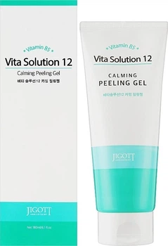 Заспокійливий пілінг гель для обличчя Jigott Vita Solution 12 Calming Peeling Gel 180 мл