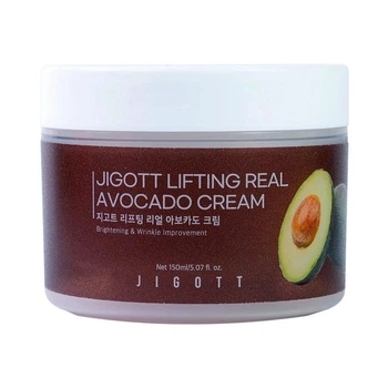 Крем Jigott Lifting Real Avocado Cream з авокадо для ліфтингу та підвищення пружності шкіри обличчя, 150 мл