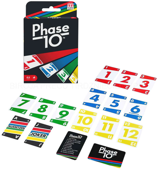 Gra planszowa Uno Mattel Phase 10 (887961639490)