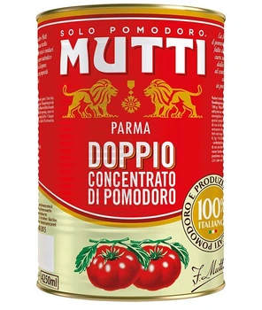 Подвійний концентрат томатної пасти Mutti 4500 г.