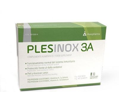 Suplement diety Asacpharma Plesinox 3 30 kapsułek (8430795006260)
