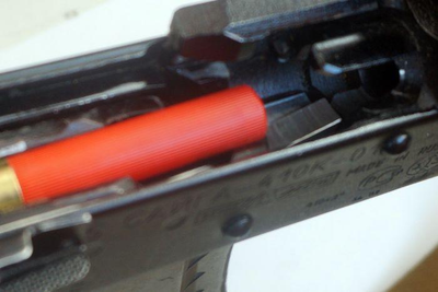 Адаптер для Сайга 410 под короткий патрон для магазина АК74. Сталь