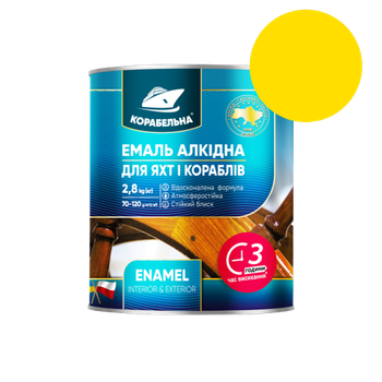 Емаль ПФ-115 Корабельна жовта 2,8 кг