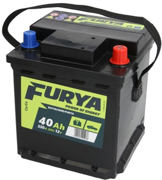 Аккумулятор FURYA 12В 40Ач/330А (R+ стандартные клеммы) 175x175x190 B13 (BAT40/330R/FURYA)