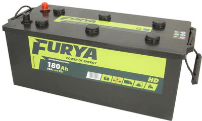 Акумулятор FURYA 12В 180Агод/900А HD (L+ Стандартні клеми) 513x223x218 B00 (BAT180/900L/HD/FURYA)