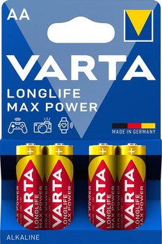 Baterie Varta Longlife Max Power AA BLI 4 Alkaline (4706101404)