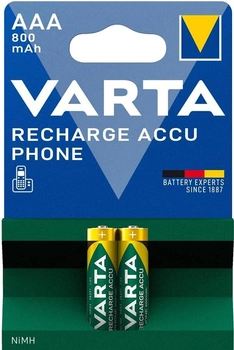 Аккумулятор універсальный Varta Phone ACCU AAA 800 мАг BLI 2 Ni-MH (58398101402)