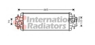 Интеркулер PRIMASTAR/ TRAFIC/ VIVARO (выр-во Van Wezel) Van Wezel (43004328)
