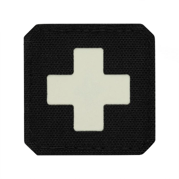 M-Tac нашивка Medic Cross Laser Cut Black/GID