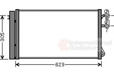 Радиатор кондиционера BMW1(E87/8)-3(E90/1) DIES (выр-во Van Wezel) Van Wezel (06005296)