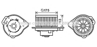 Компрессор салона Ava (VO8174)