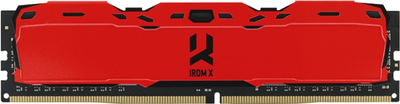Оперативна пам'ять Goodram DDR4-3200 16384MB PC4-25600 IRDM X (IR-XR3200D464L16A/16G)
