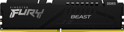 Оперативна пам'ять Kingston Fury DDR5-4800 8192MB PC5-38400 Beast Black (KF548C38BB-8)