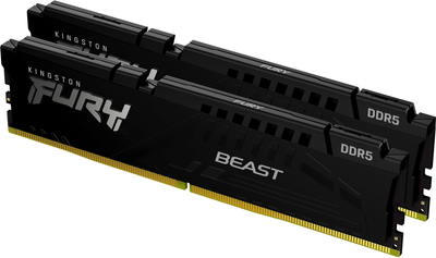 Оперативна пам'ять Kingston Fury DDR5-5600 16384MB PC5-44800 (Kit of 2x8192) Beast Black (KF556C40BBK2-16)