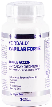 Дієтична добавка Interpharma Forbald Capilar Forte 60 капсул (8470001658661)