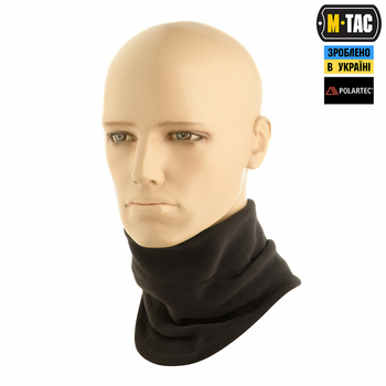 M-Tac шарф-труба анатомический с затяжкой Polartec Black S/M