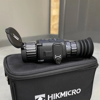 Тепловізійний приціл HikMicro Thunder TH35, 1235 м, 35 мм, Wi-Fi, запис відео, стадіометричний далекомір (243421)