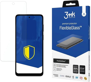 Загартоване скло 3MK FlexibleGlass для Motorola Moto G22 (5903108466950)