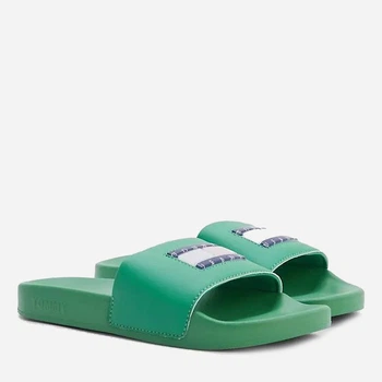Женские шлепанцы для пляжа Tommy Hilfiger 946001520 37 (6.5) 25 см Зеленые (1159793384)