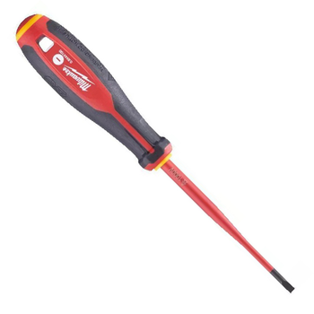 Отвертка Milwaukee VDE диэлектрическая SL 0.8х4.0х100 мм (4932478715)