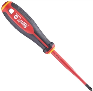Викрутка Milwaukee VDE діелектрична PZ/SL2х100 мм (4932478736)