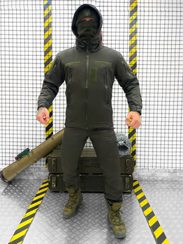 Тактичний костюм олива SoftShell 5в1 олива розмір 2XL