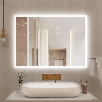 Зеркало BORRO с LED-подсветкой 50х70 + сенсорное управление
